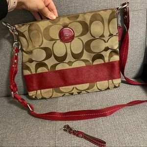 COACH classic over the shoulder purse